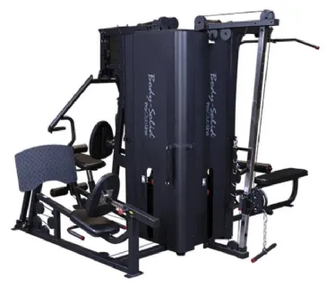 Body Solid Multi Station Gym with 4 Weight Stacks | Pro Clubline S1000