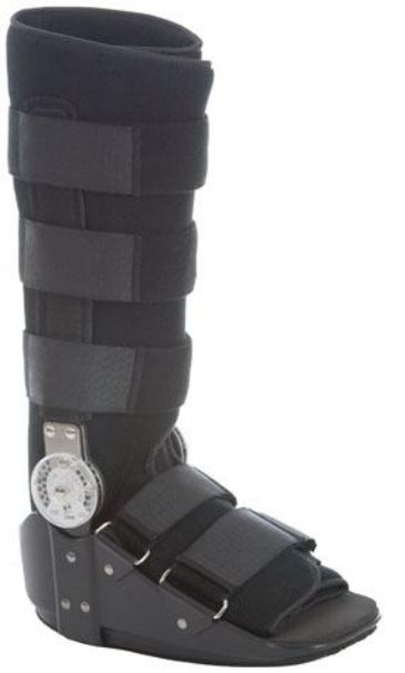 How to put on your United Ortho Cam Walker Fracture Boot 