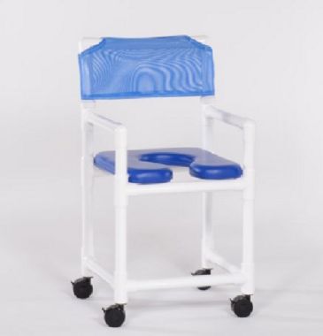 Soft Seat Rolling Shower Chair