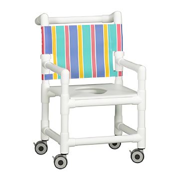 Pediatric Shower Commode Chair with Wheels by IPU