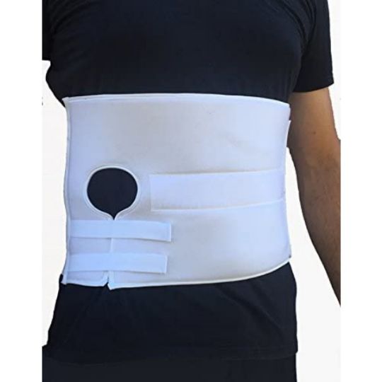 Stoma / Ostomy Hernia Belt Abdominal Binder with Stoma Opening