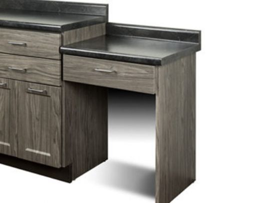 Optional Wall Mounted Desk Option with Postform Top