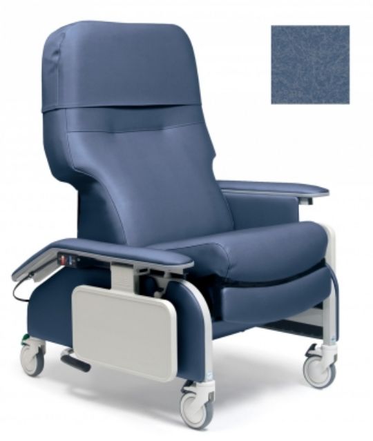 Steel Blue - Drop Arm Clinical Recliner