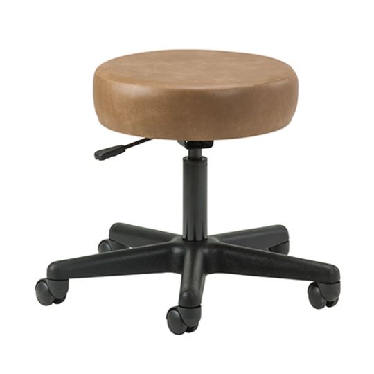 Mobile Physician's Stool in Desert Tan Upholstery