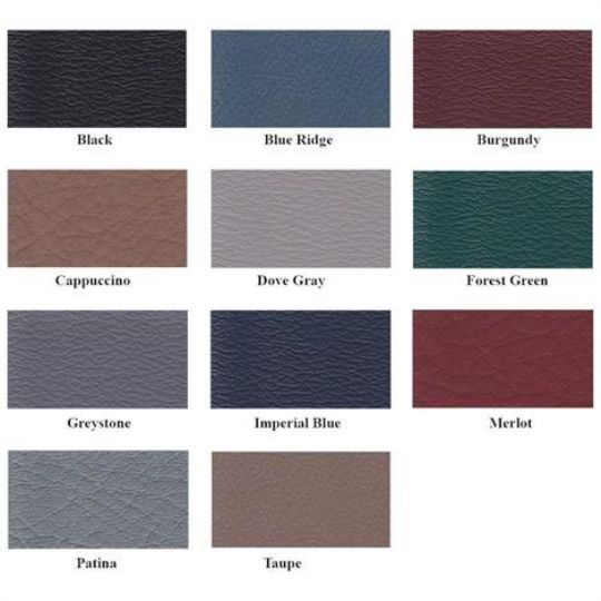 Vinyl color selection chart 