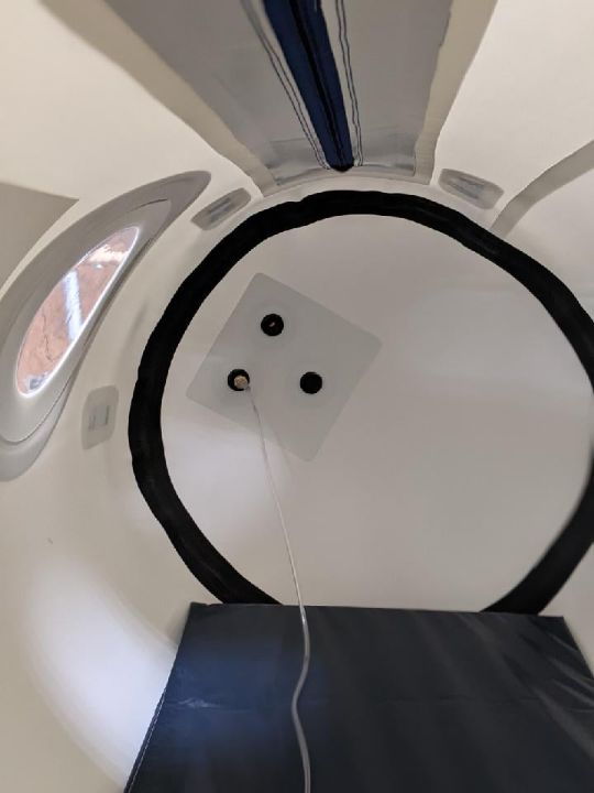 Internal view of hyperbaric chamber
