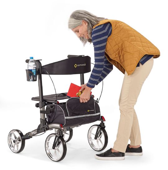 Petite Walker Rollator in Graphite Color