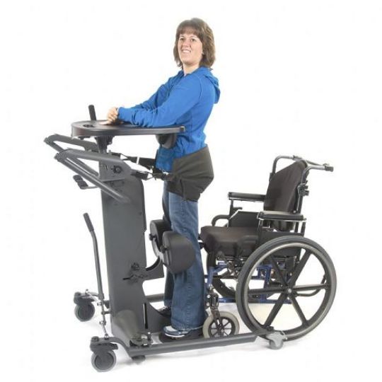 Shown with optional adjustable lifting strap, swing-out legs, and transport handle (not included)