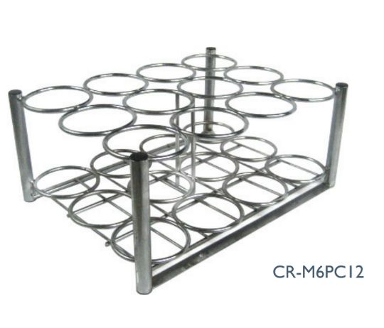 Cylinder Rack: Rows: 3 x 4; Dimensions: 17.75in x 13in x 9.75in