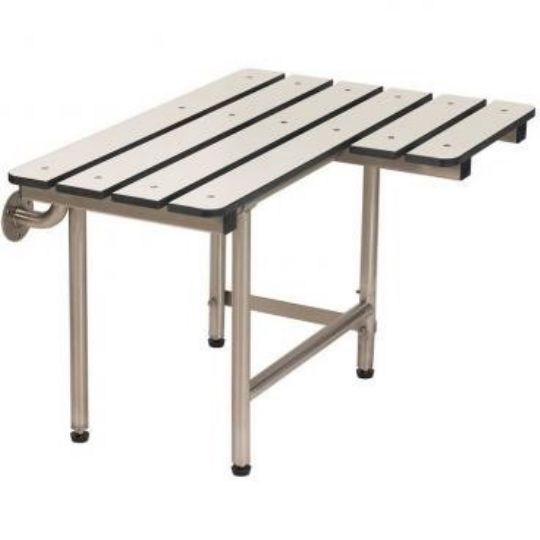 Left version Folding Shower Transfer Bench