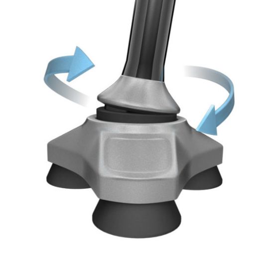 Rotational base for simple secure movements