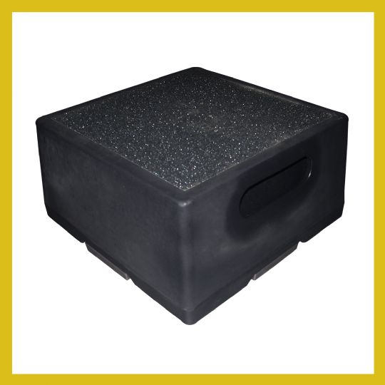 Shure-Step Square Safe-Step Stool in black