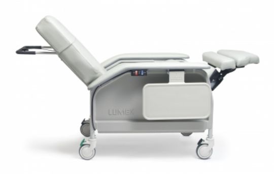 Lumex Extra-Wide Clinical Recliner in First Recline Position