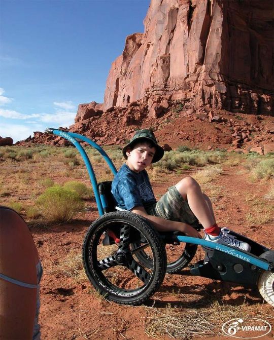 This is not your grandma's wheelchair!
