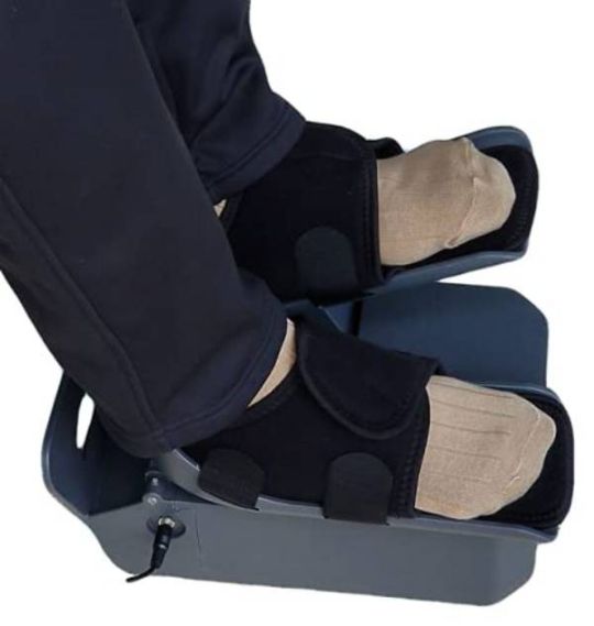 The AnkleMotion provides continuous passive movements 