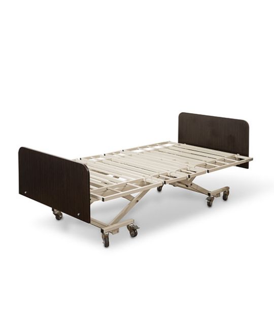 The bed's sleep surface can adjust from 36-inches to 48-inches to accommodate patients of all shapes and sizes