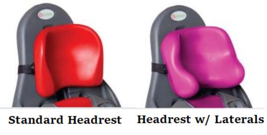 Two headrest options for customized support.