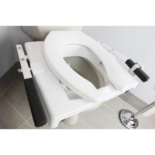 Firmly attaches to any standard toilet seat