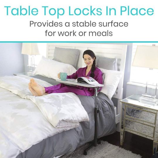 Table top locks in place