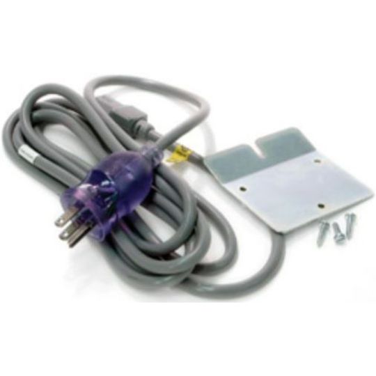 The detachable hospital grade line cord, fits domestic models of the Sonicator 710, 730, and 720, and Sonicator Plus.