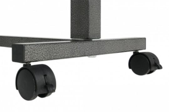 Features two locking and two non - locking casters