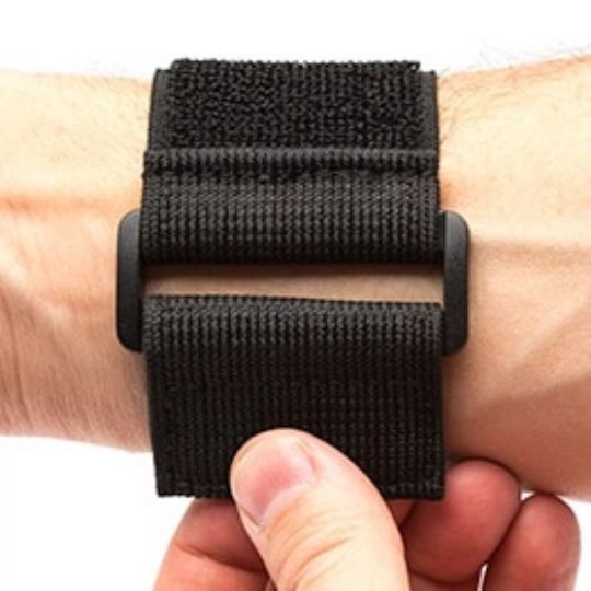 Strap ensures the device securely stays in place