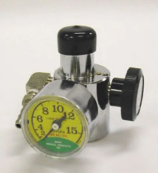 Adjustable flow regulator.