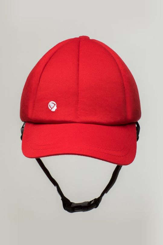 Ribcap Protective Baseball Cap in Red 
