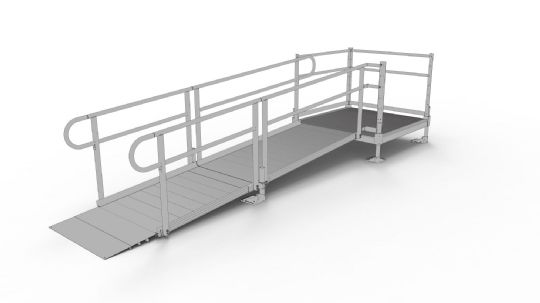 Straight Ramp with Top Platform