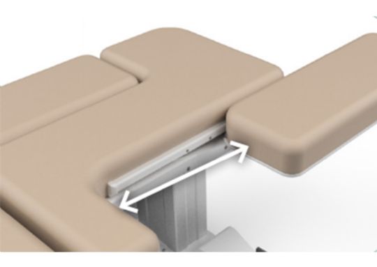 Echocardiography Ultrasound Table Powered Access Panel