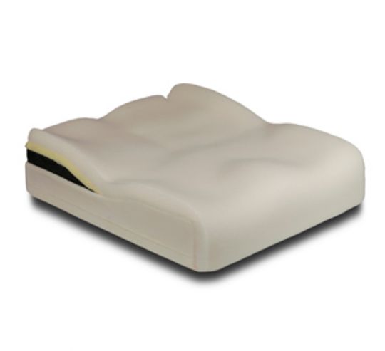 The memory foam shapes itself to best fit the contours of the sitter.