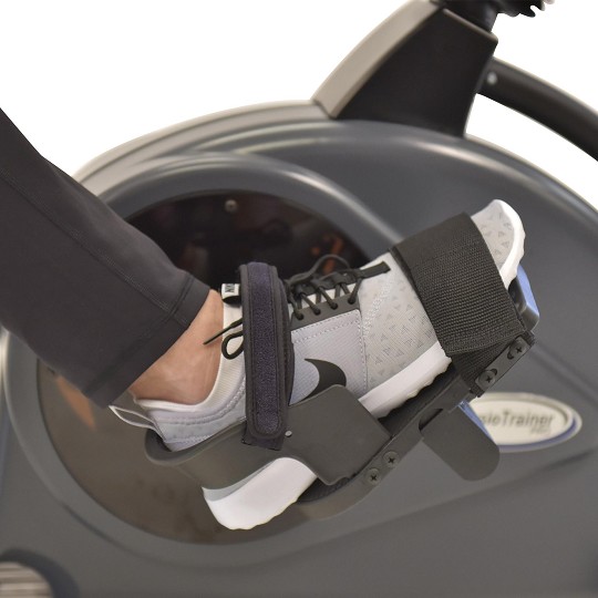 exercise bike pedals with heel support