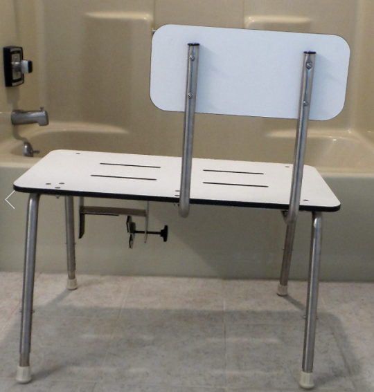 Portable Shower Bench - ADA Compliant - FREE Shipping