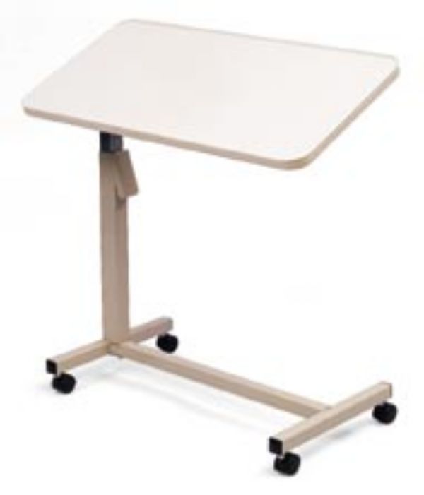 Mobile Overbed Table with Wheels by North Coast Medical