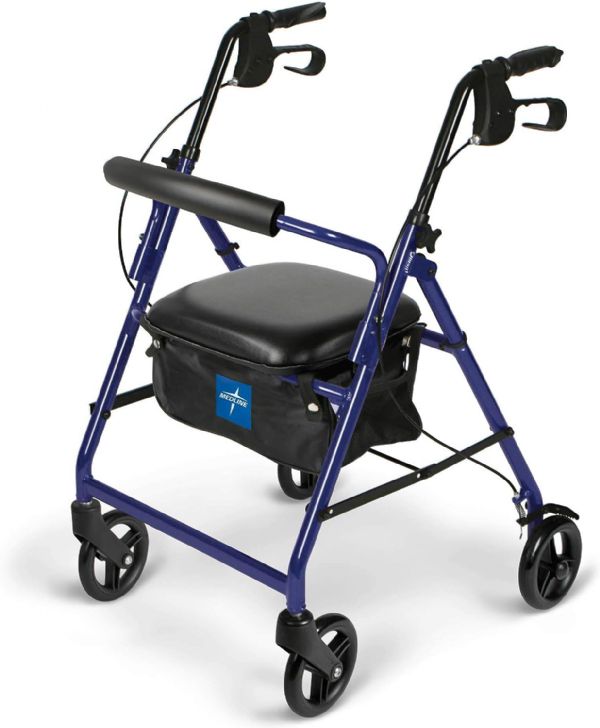 Lightweight Folding Rollator by Medline