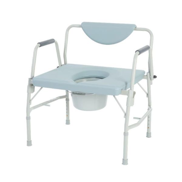 DLX Bariatric Drop Arm Commode by Rhythm Healthcare