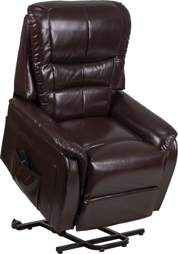 Flash Furniture Electric Power Lift Chair Recliner - Brown