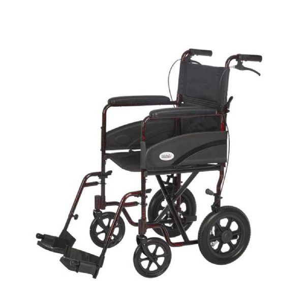 Companion Transport Chair with Fold Down Backrest by Rhythm Healthcare