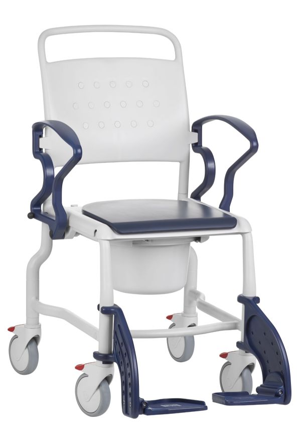 The Hamburg Wheeled Shower Commode Chair from Rebotec