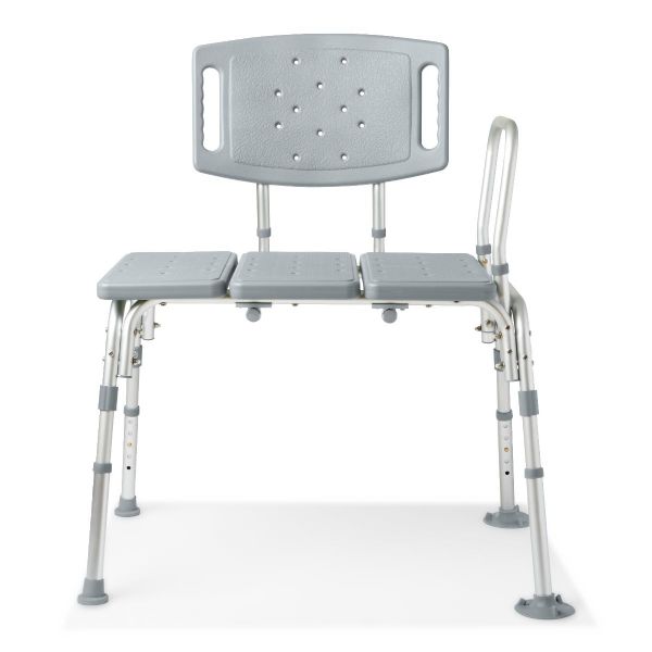 Medline Bariatric Bath Transfer Bench with Back