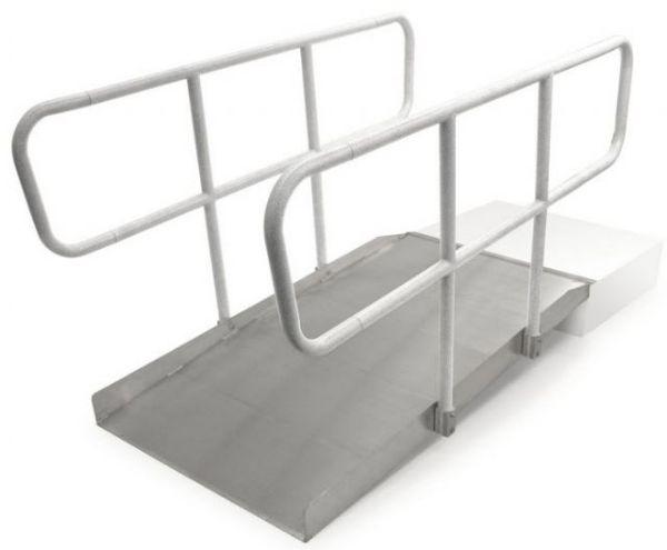 OnTrac Aluminum Wheelchair Ramp with Hand Rails