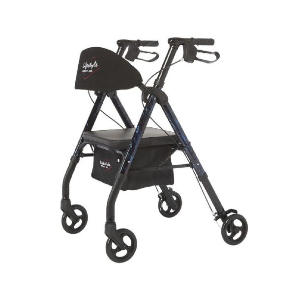 Royal Universal Aluminum 4-Wheel Rollator by Rhythm Healthcare