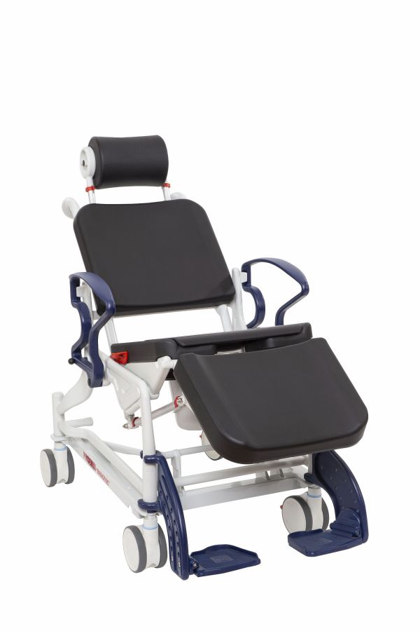 Robotec Phoenix 200 Multifunction Reclining Bariatric Shower and Commode Chair - 440 lbs. Weight Capacity