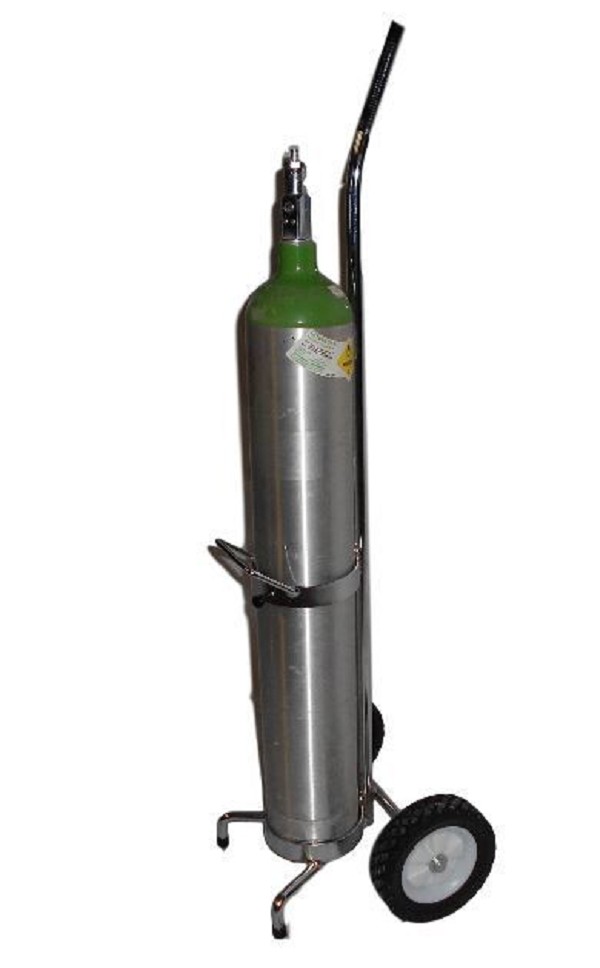 DE-1-A Oxygen Cylinder Cart DISCOUNT SALE - FREE Shipping