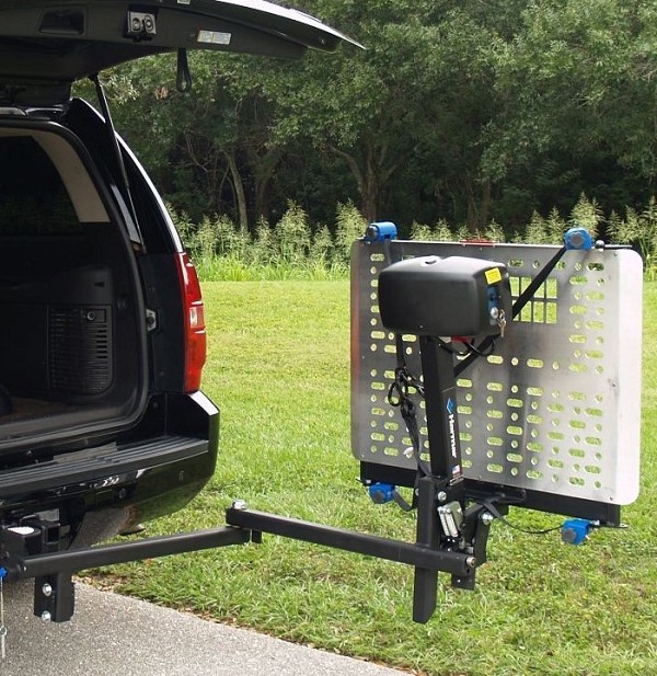 Outside Power Wheelchair Lifts with Dock-N-Lock Securement