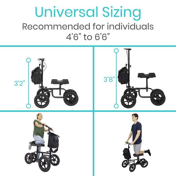 All-Terrain Knee Walker Scooter by Vive Health