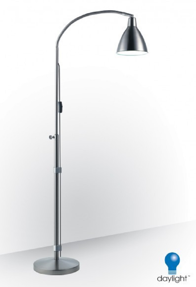 Daylight FlexiVision LED Swivel Floor Lamp for Low Vision Users