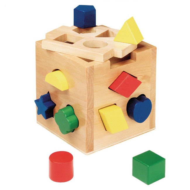 Shape Sorting Cube for Hand-Eye Coordination Training