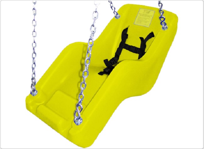 Two Bay Ada Compliant Wheelchair Swing Set With Swings