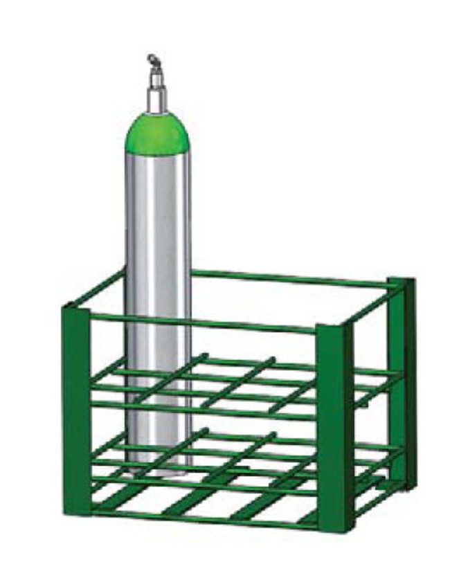 DE-800HD Oxygen Cylinder Rack DISCOUNT SALE - FREE Shipping